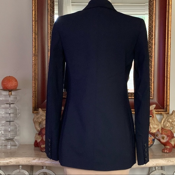 KENSIE Denim Blazer Single Button Notch Collar - Picture 11 of 11